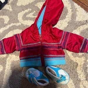 American Girl doll jacket and shoes